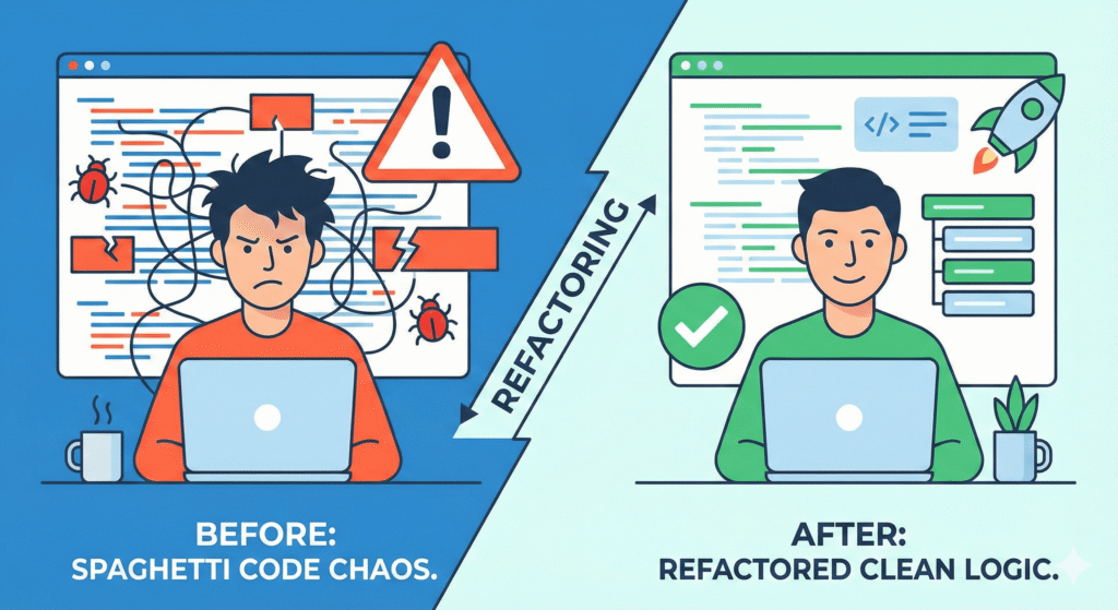 Refatoração que vale a pena vs refatoração que é perda de tempo